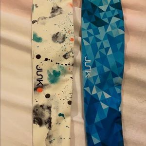 Pair of JUNK tie headbands